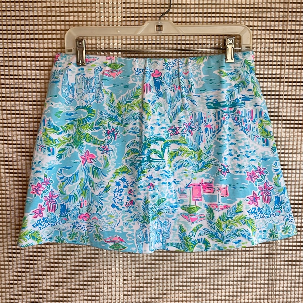 NWT Lily Pultzer Colorful Tropical Print Skort - Picture 4 of 5